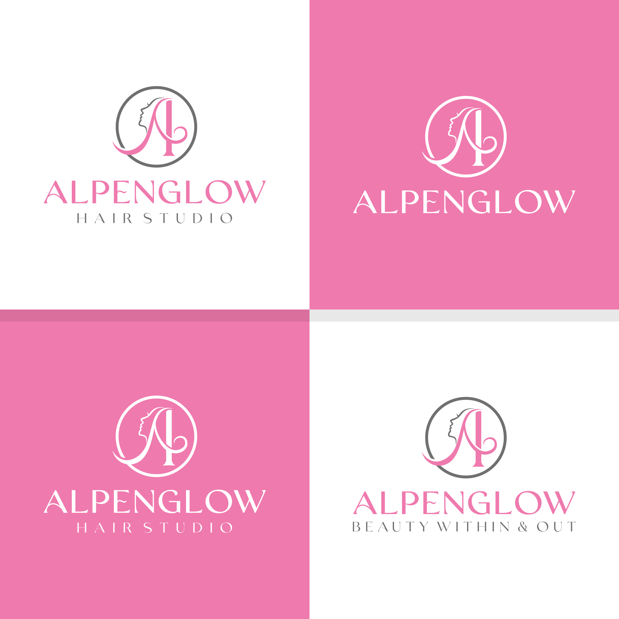 Diseño de Logo por fatiyadesign para Alpenglow hair studio | Diseño #28104092