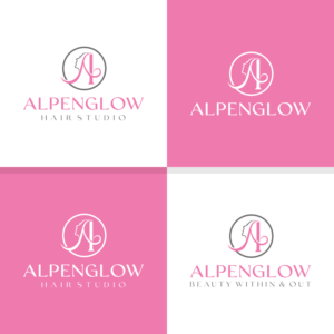 Logo Design by fatiyadesign for Alpenglow hair studio | Design: #28104092