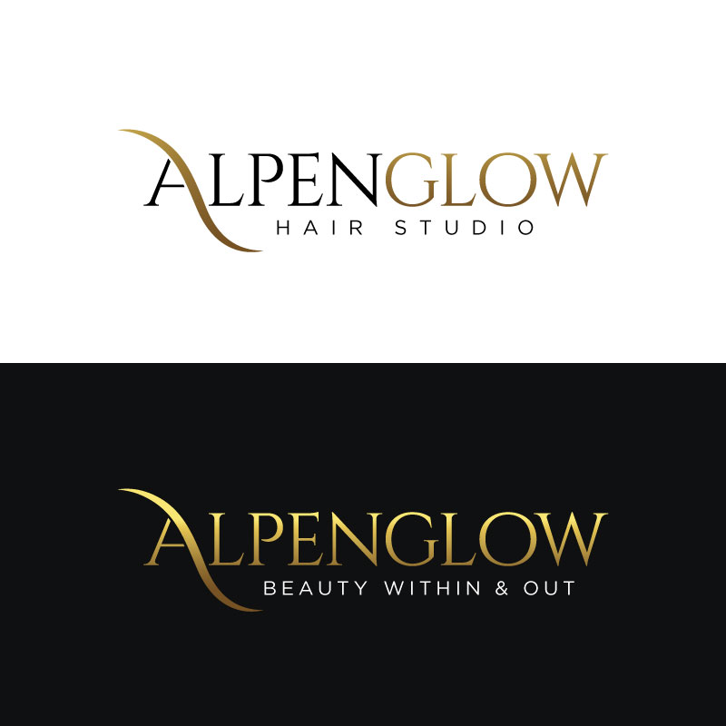 Diseño de Logo por Ansh Design para Alpenglow hair studio | Diseño #28102797