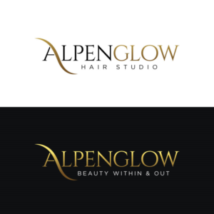 Logo Design by Ansh Design for Alpenglow hair studio | Design: #28102797