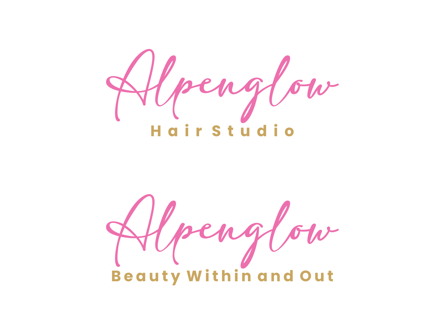 Logo Design by BNdesigner for Alpenglow hair studio | Design #28126052
