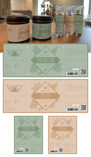 Label design for a new spice label  | Verpackungs-Design von adjeiiBlack