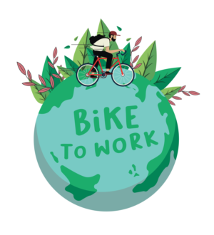 Bike to work 2022 - An action to promote cycling among students | Diseño de Camiseta por Cancan