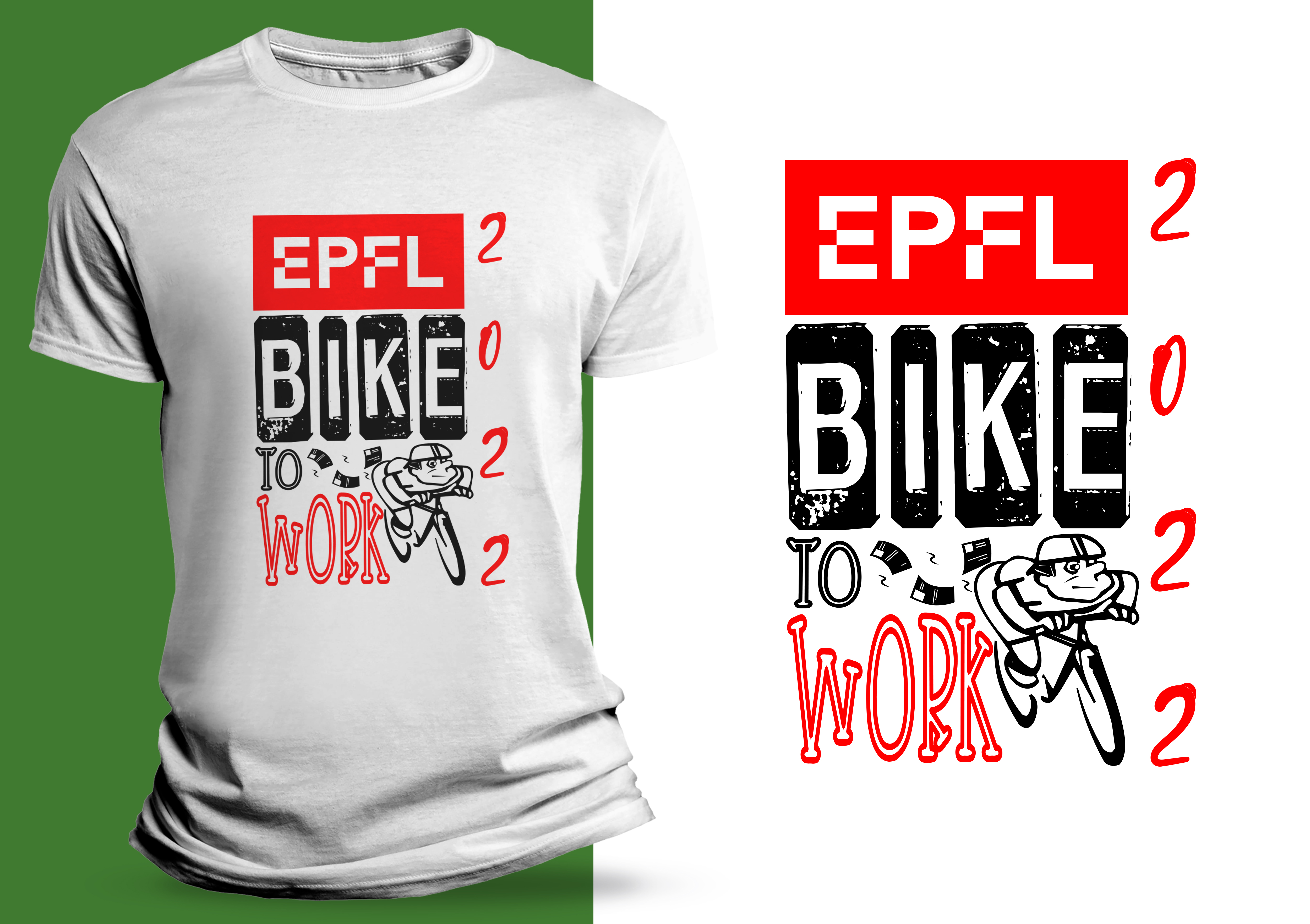 T-shirt Design by SAI DESIGNS for Durabilité EPFL - Luca Fontana | Design #28134026