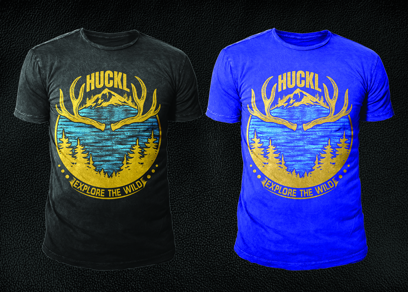 T-shirt Design by Milton Bhowmik for Huckl Apparel  | Design #28117713