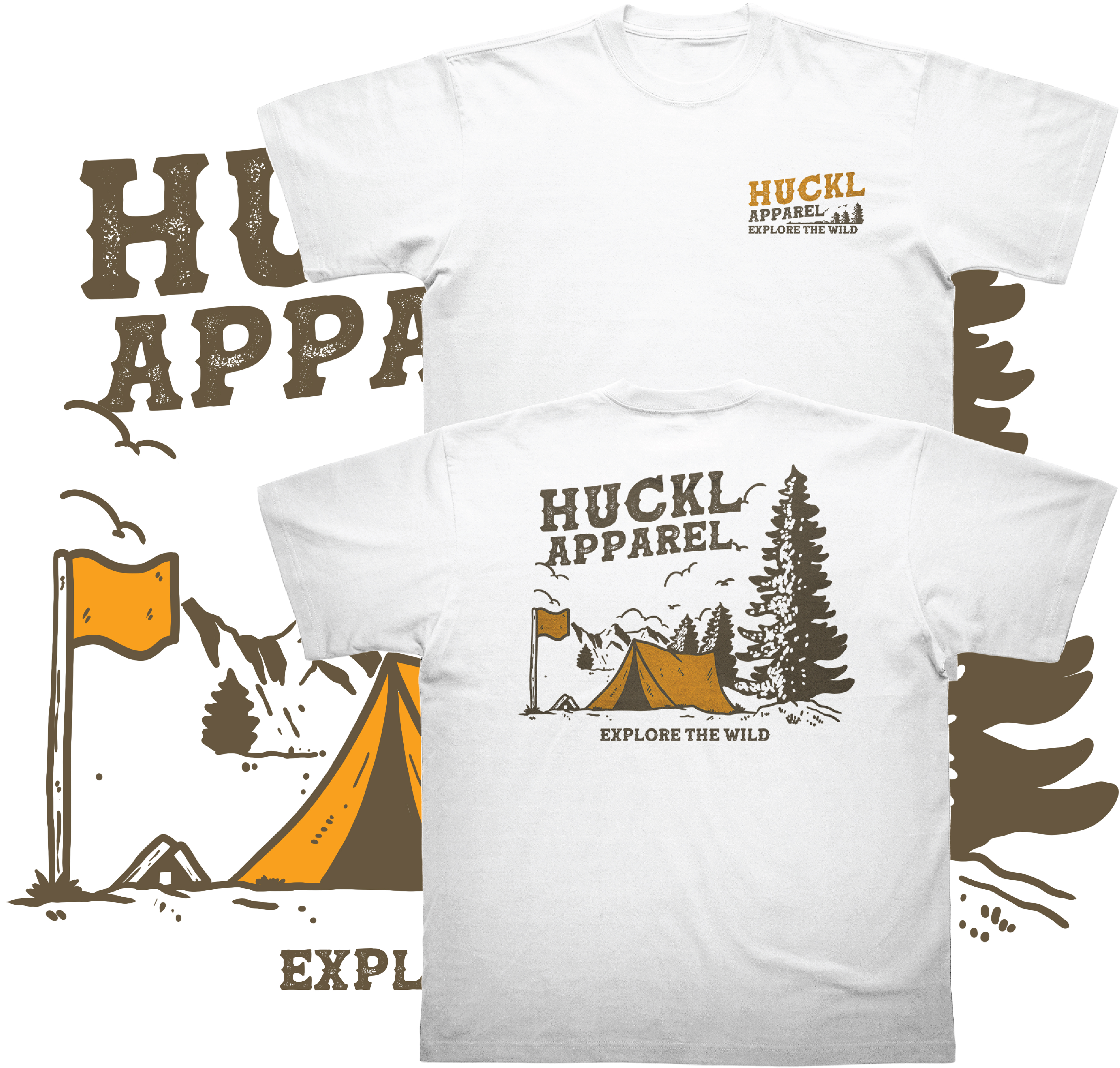 T-shirt Design by Rifqi 7 for Huckl Apparel  | Design #28105925