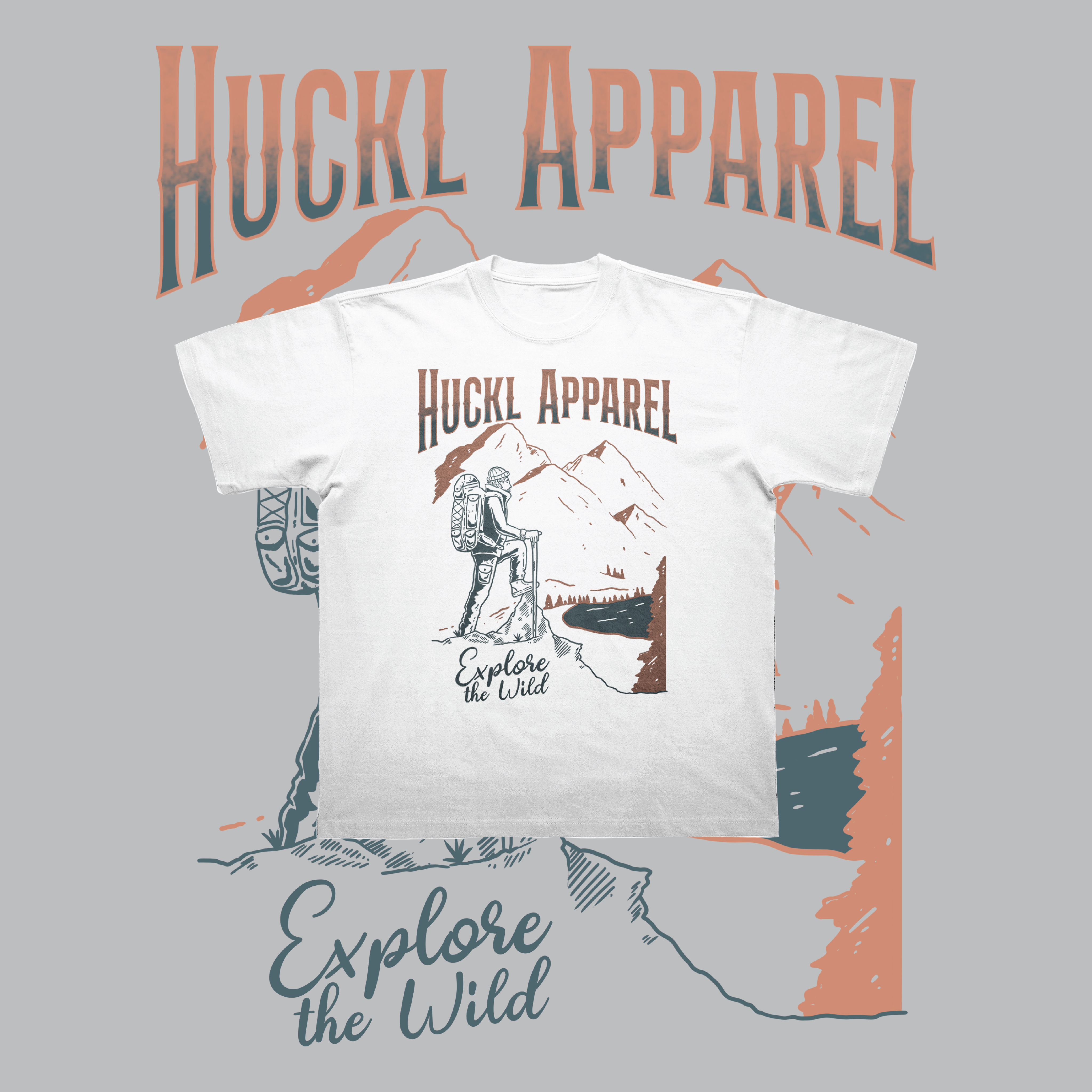 T-shirt Design by Rifqi 7 for Huckl Apparel  | Design #28105961