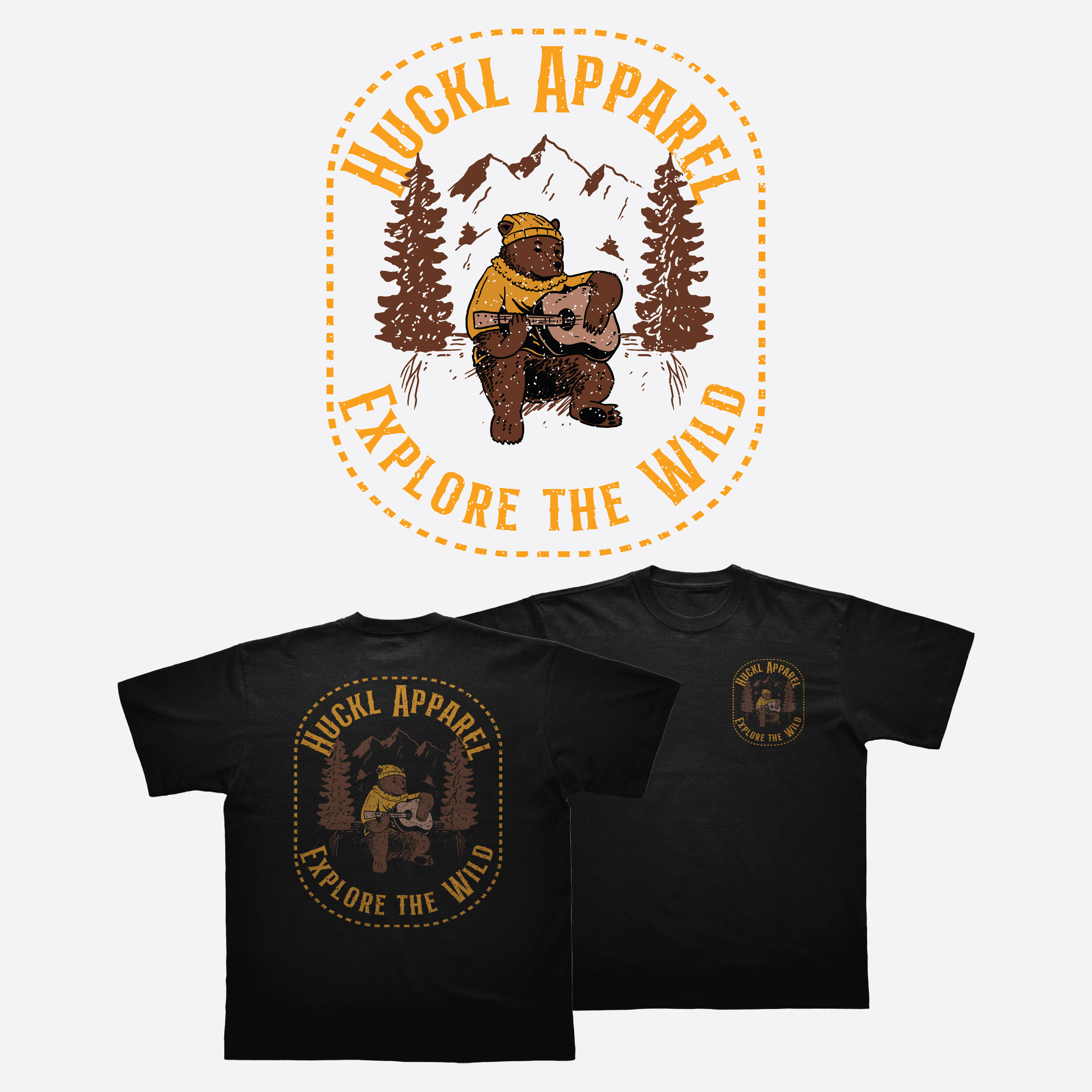 T-Shirt-Design von Rifqi 7 für Huckl Apparel  | Design #28108019