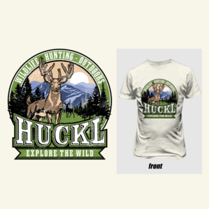 Huckl Apparel, an outdoor hunting and wildlife brand | Design de T-shirt par Devondad