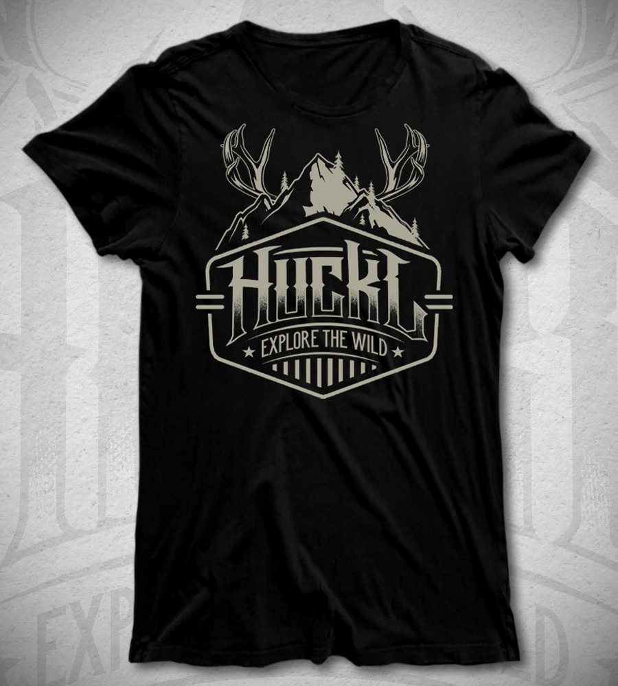 T-shirt Design by Jonya for Huckl Apparel  | Design #28117819