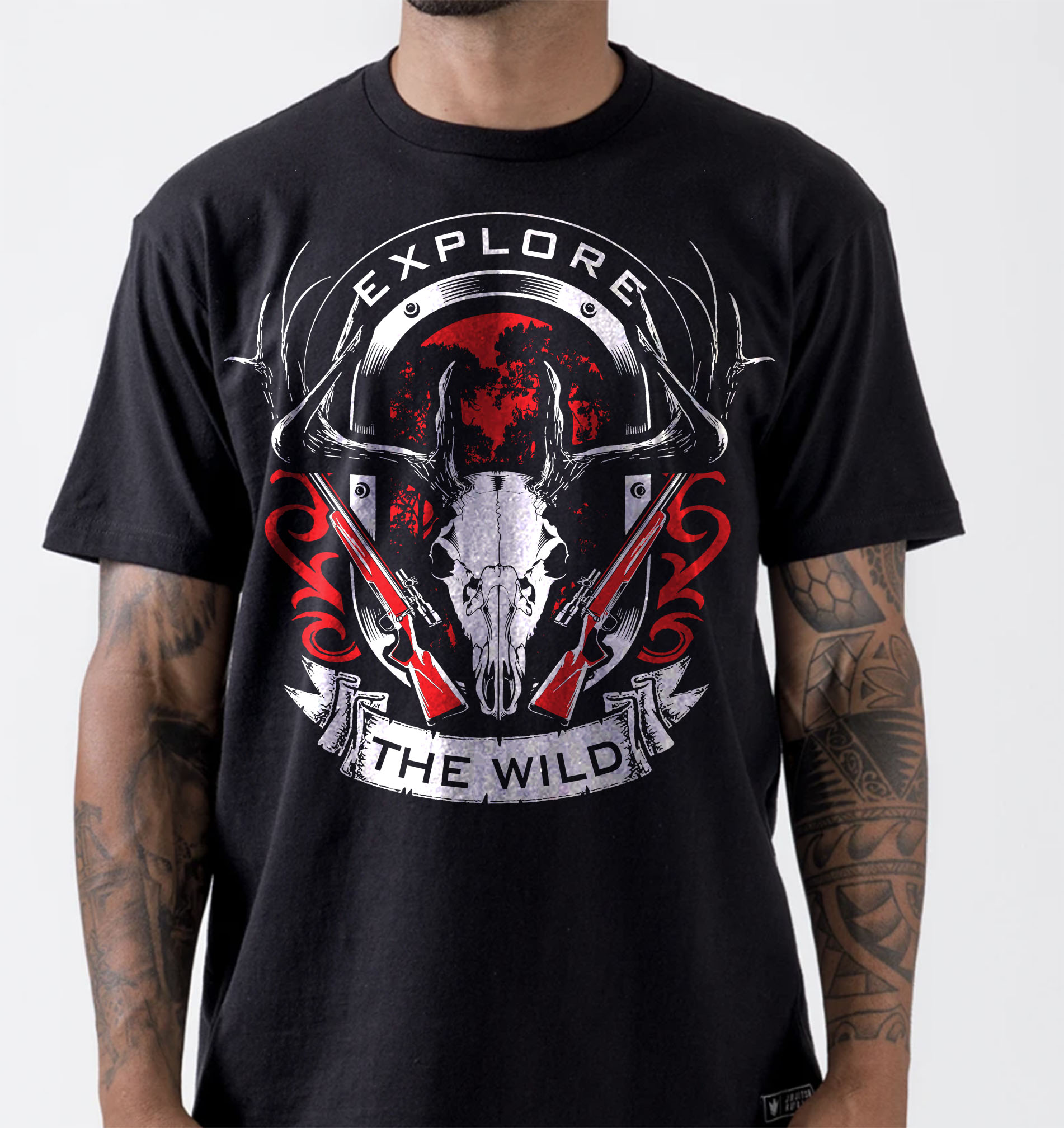 T-shirt Design by O_O NIZAL O_O for Huckl Apparel  | Design #28118964