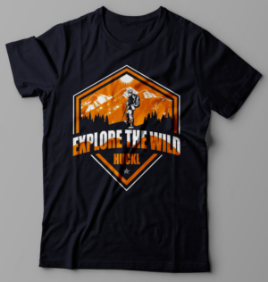 T-shirt Design by O_O NIZAL O_O for Huckl Apparel  | Design: #28119022