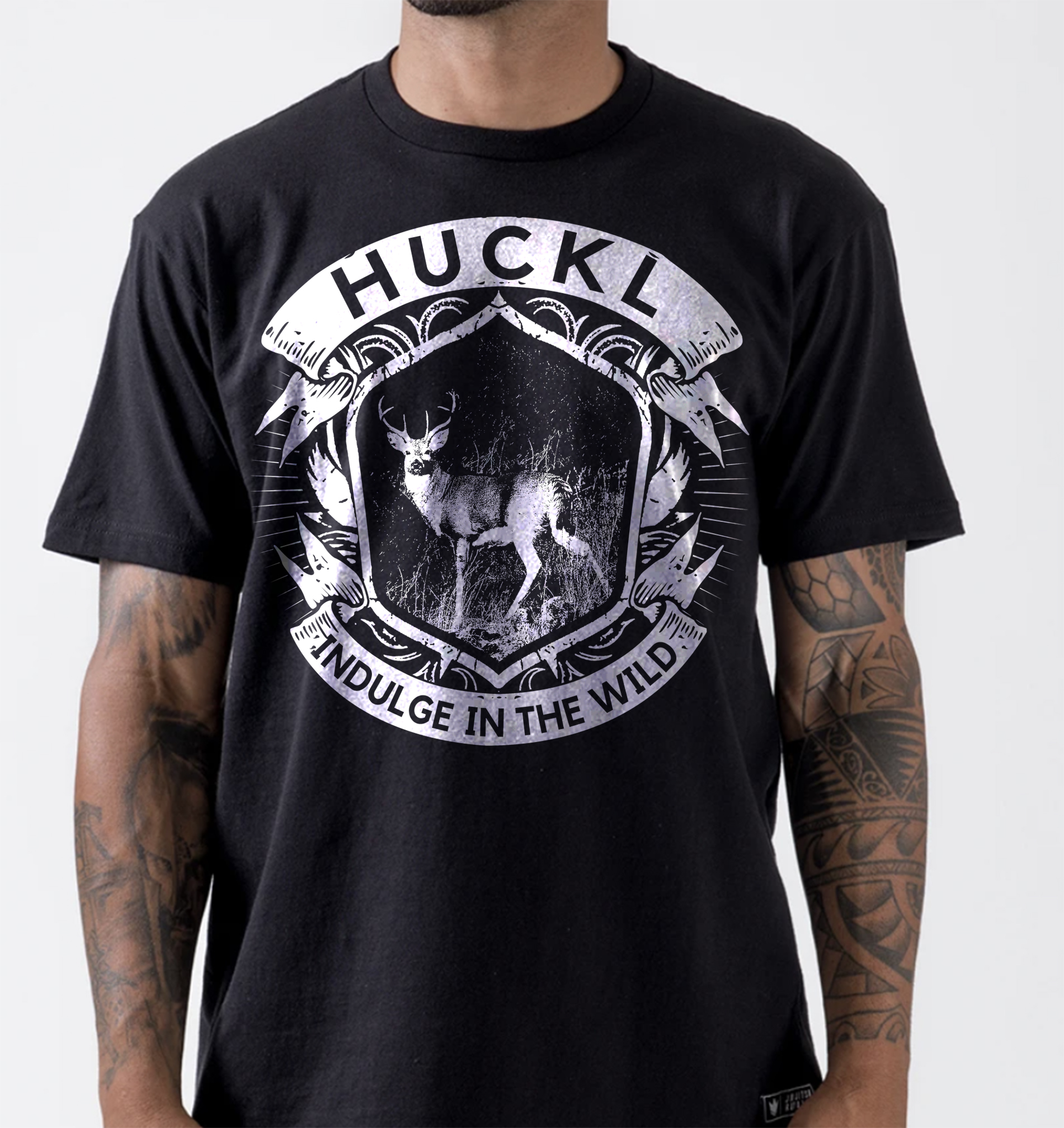 T-shirt Design by O_O NIZAL O_O for Huckl Apparel  | Design #28120168