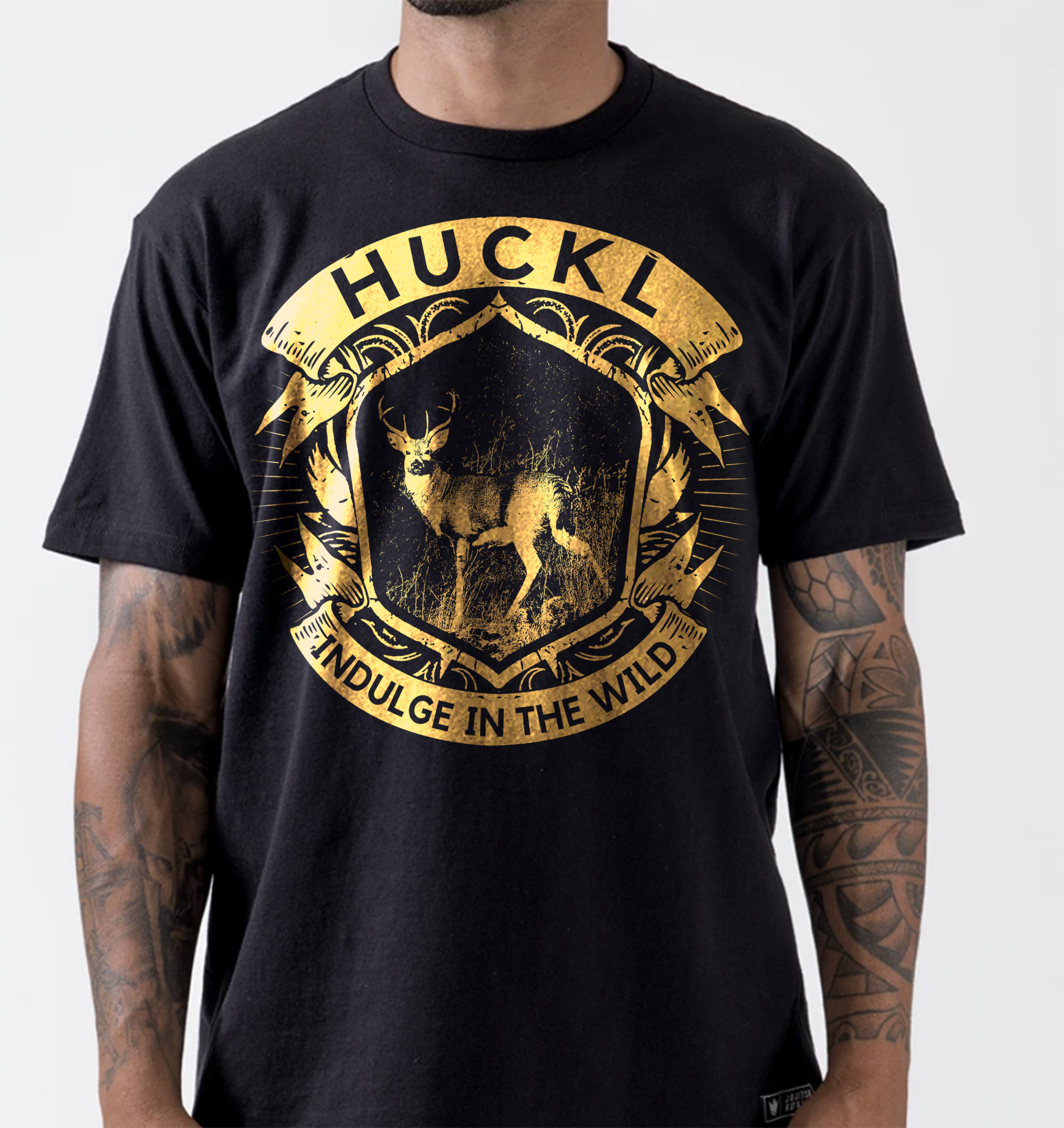 T-shirt Design by O_O NIZAL O_O for Huckl Apparel  | Design #28120176