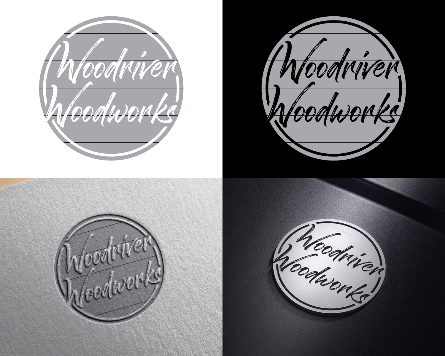 Logo Design by Box Graphic for Woodriver Woodworks | Design #28107842