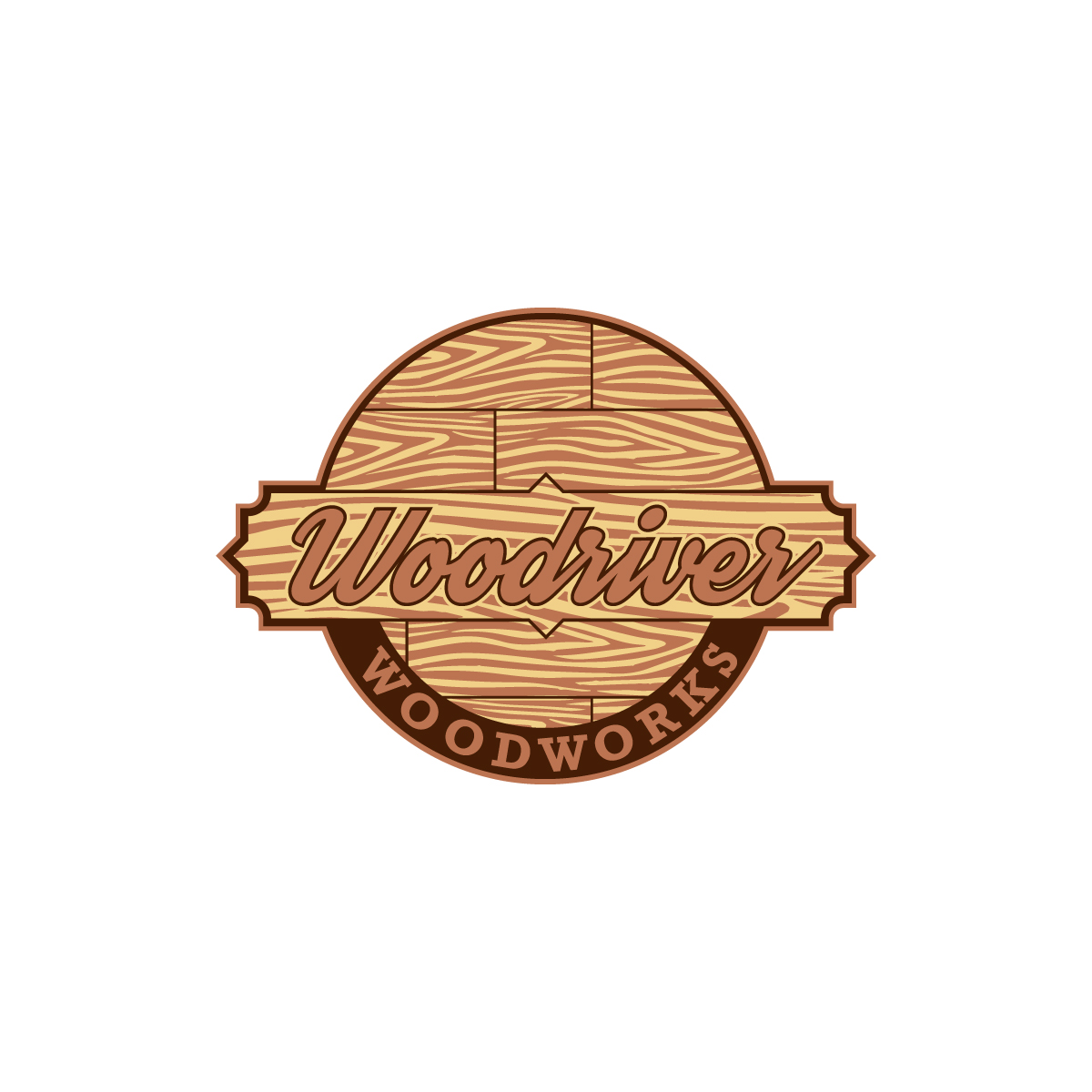 Logo Design by prodesigns99 for Woodriver Woodworks | Design #28106184