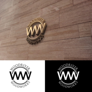 Logo Design by GODDREAMCREATION for Woodriver Woodworks | Design #28106826