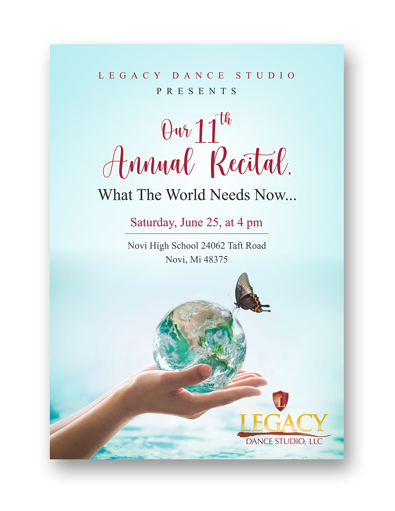 Diseño de Flyer por KreativeMadz para Legacy Dance Studio, LLC | Diseño #28107229