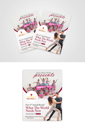 Diseño de Flyer por Design Motion para Legacy Dance Studio, LLC | Diseño: #28107189