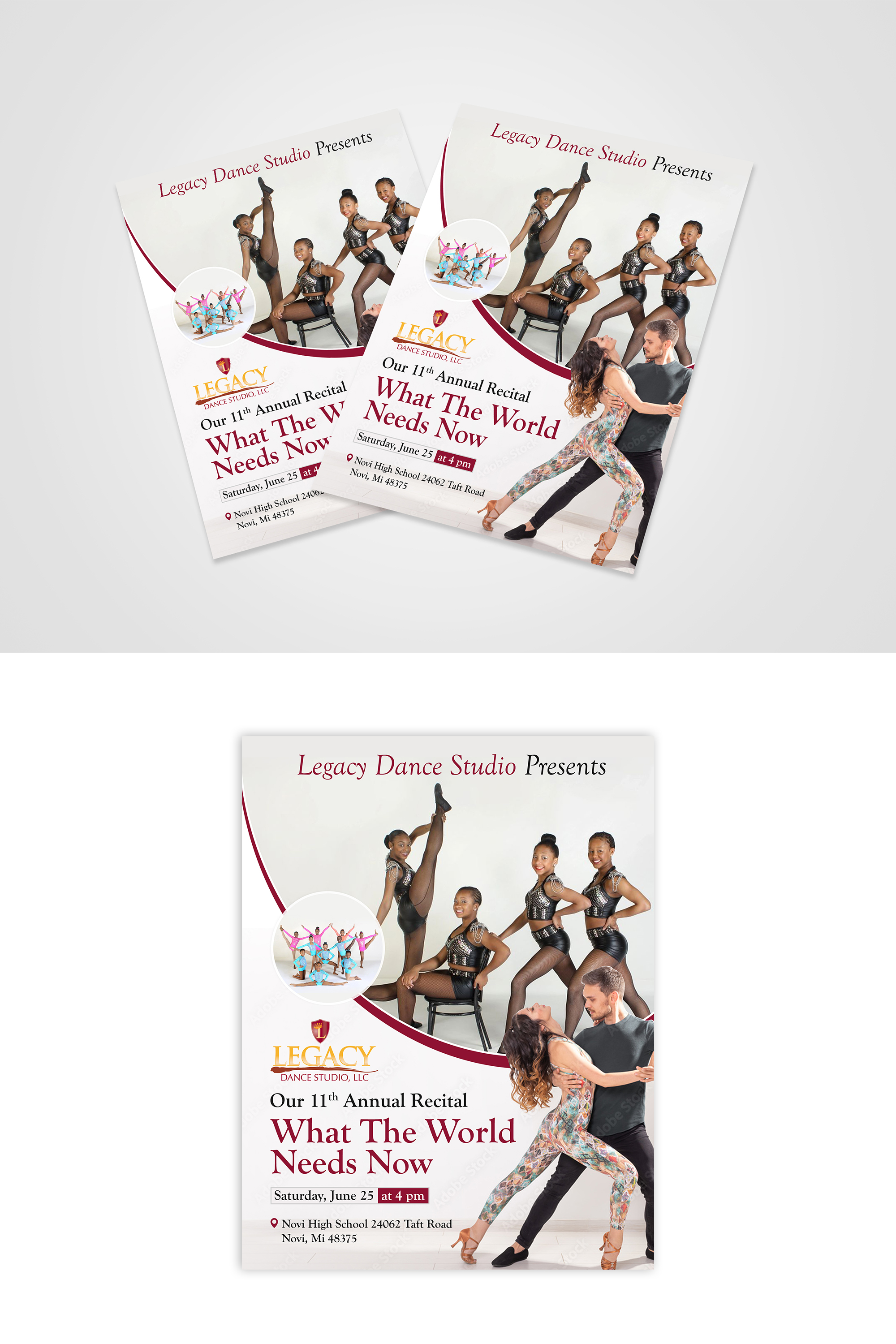 Flyer Design by Design Motion for Legacy Dance Studio, LLC | Design #28107190