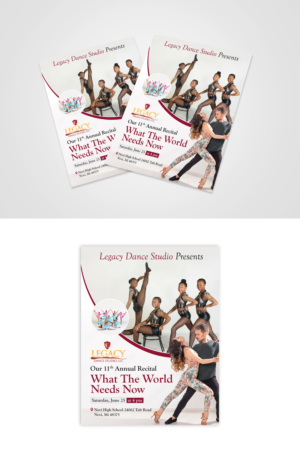 Diseño de Flyer por Design Motion para Legacy Dance Studio, LLC | Diseño: #28107190