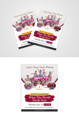 Diseño de Flyer por Design Motion para Legacy Dance Studio, LLC | Diseño: #28107192