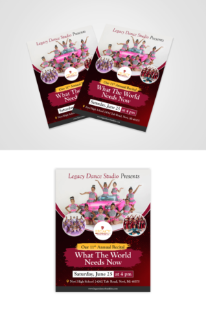 Diseño de Flyer por Design Motion para Legacy Dance Studio, LLC | Diseño: #28107194
