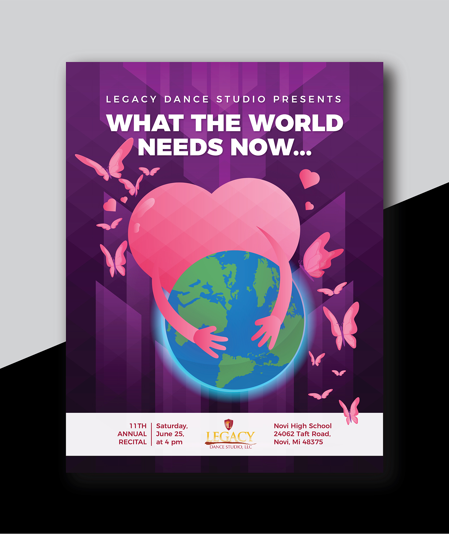 Diseño de Flyer por Deziners Zone para Legacy Dance Studio, LLC | Diseño #28107303