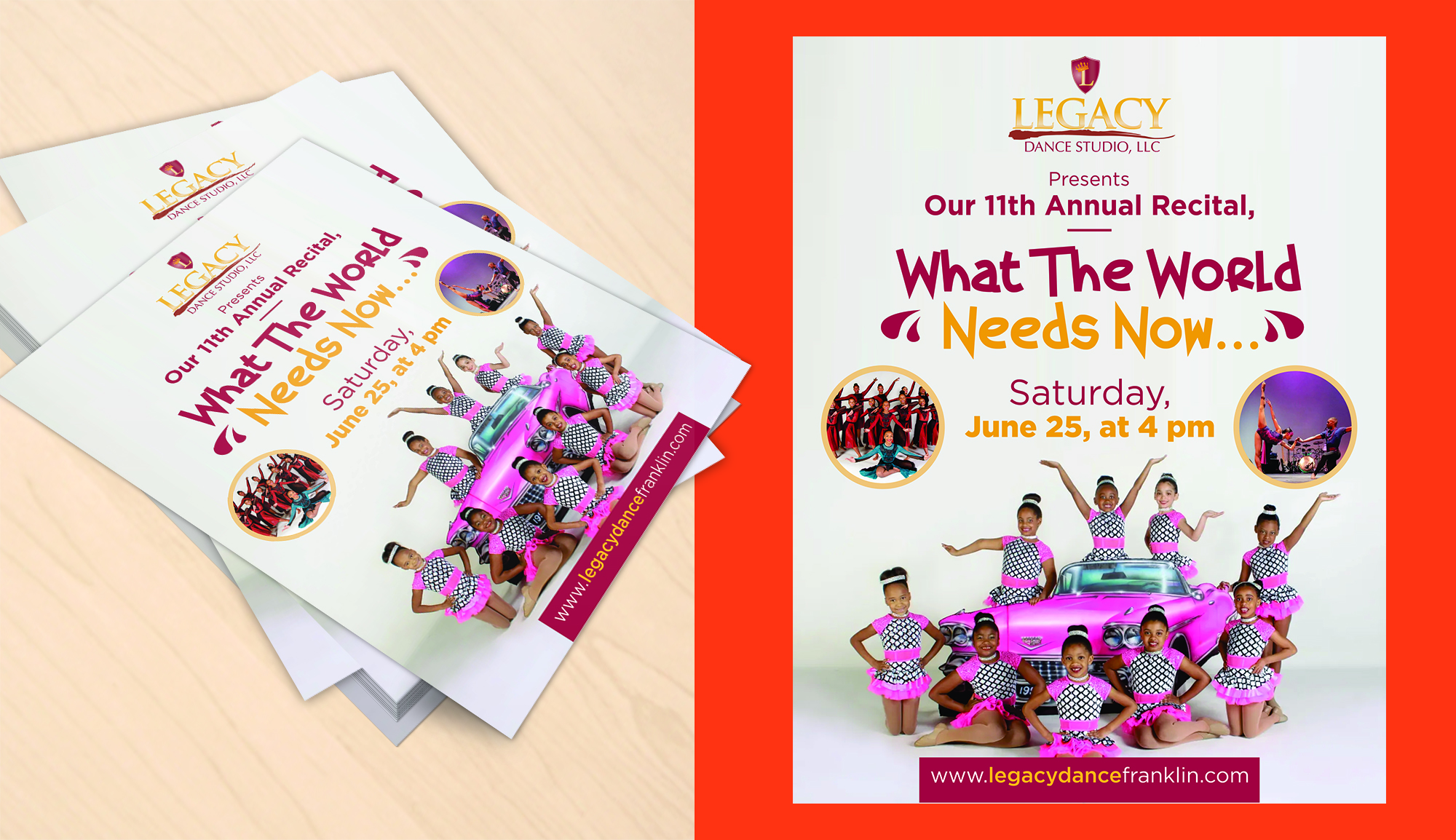 Diseño de Flyer por Aurora:) para Legacy Dance Studio, LLC | Diseño #28107492