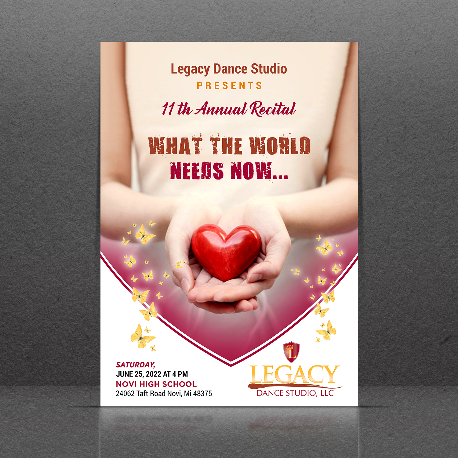 Flyer Design by GraphicsGuru for Legacy Dance Studio, LLC | Design #28107395