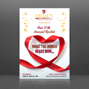 Flyer-Design von GraphicsGuru für Legacy Dance Studio, LLC | Design: #28107870