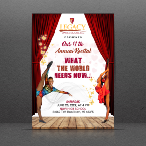 Flyer-Design von GraphicsGuru für Legacy Dance Studio, LLC | Design: #28109283
