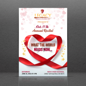 Diseño de Flyer por GraphicsGuru para Legacy Dance Studio, LLC | Diseño: #28126857