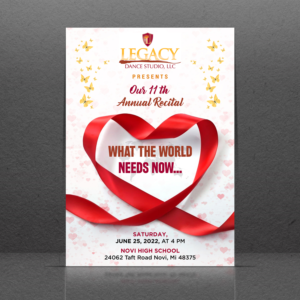 Diseño de Flyer por GraphicsGuru para Legacy Dance Studio, LLC | Diseño: #28127778