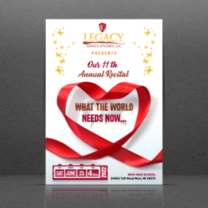 Flyer-Design von GraphicsGuru für Legacy Dance Studio, LLC | Design: #28154517