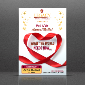 Flyer-Design von GraphicsGuru für Legacy Dance Studio, LLC | Design: #28154693