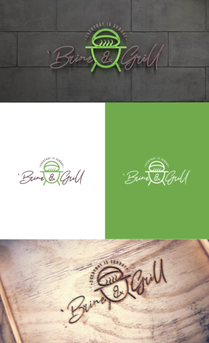 Logo Design by GLDesigns for Brine and Grill | Design: #28109590