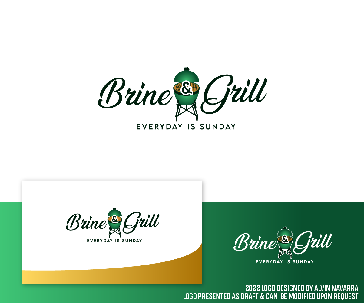 Logo Design by alvinnavarra for Brine and Grill | Design #28123134