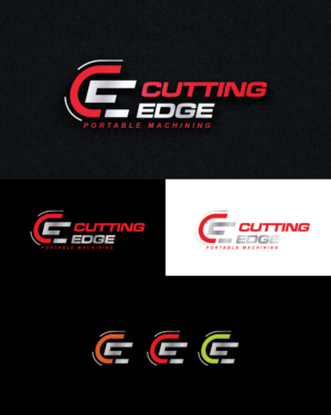 Cutting Edge Portable Machining | Diseño de Logo por step forward 2