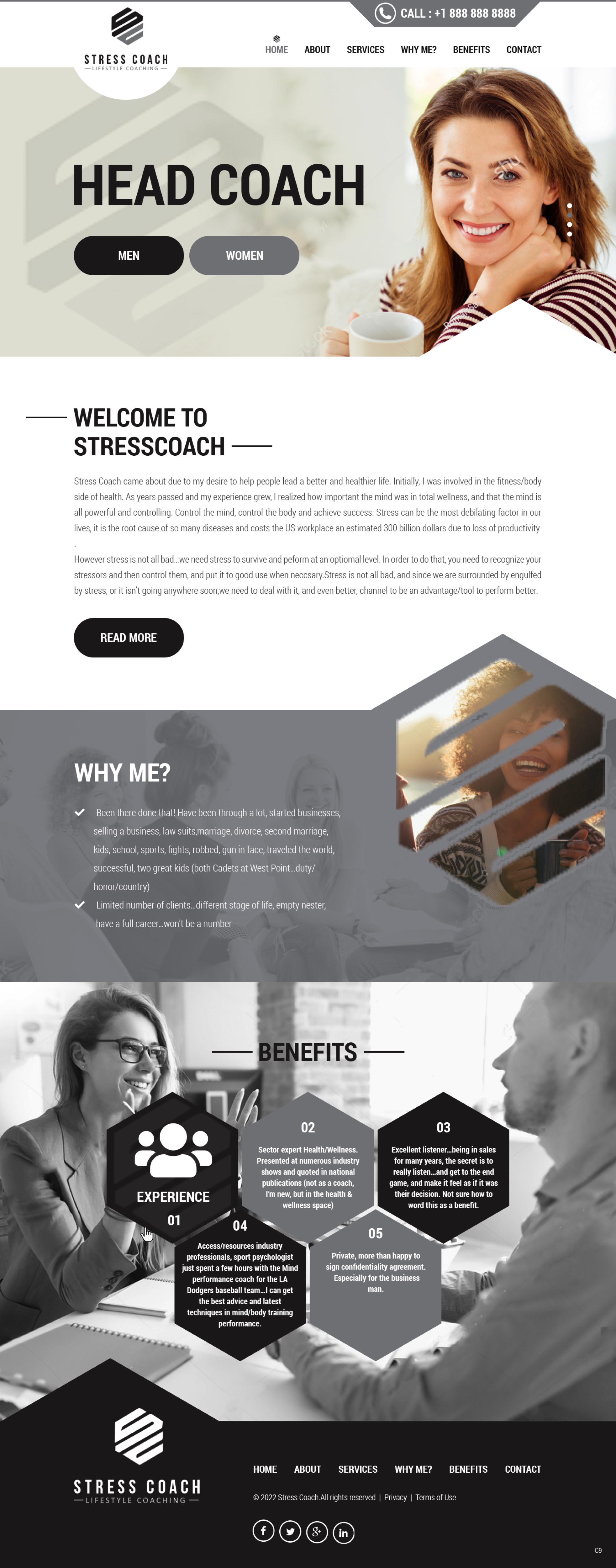Web Design by pb for Stress Coach | Design #28109329