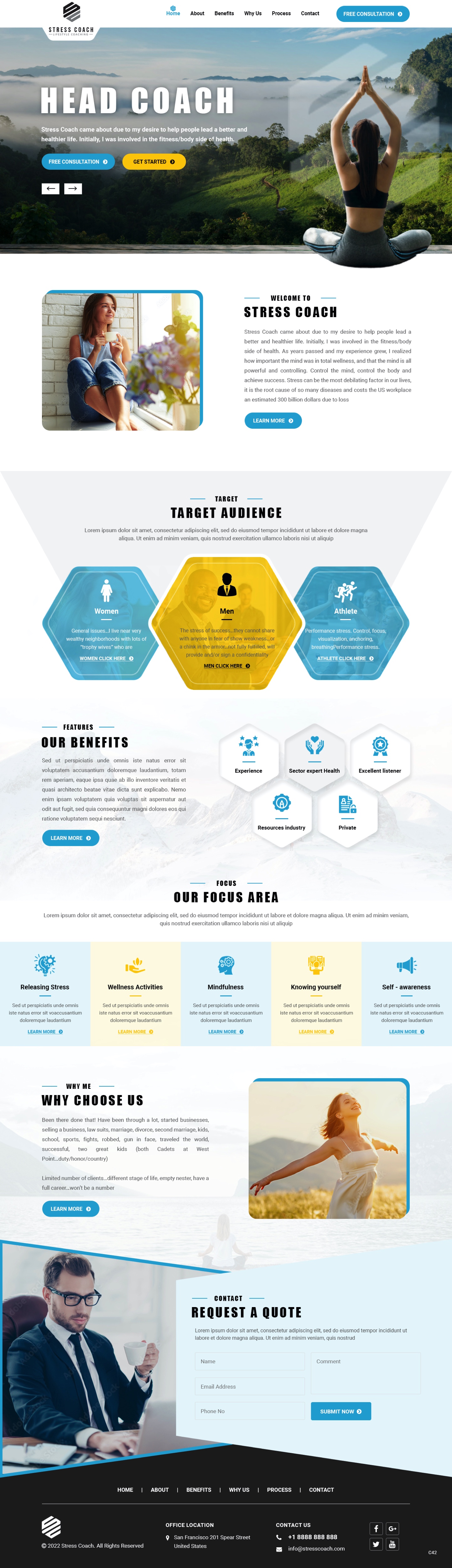 Web Design by pb for Stress Coach | Design #28109333