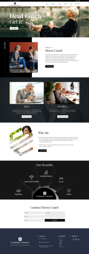 Web Design par sai.designer87 pour Stress Coach | Design #28129367
