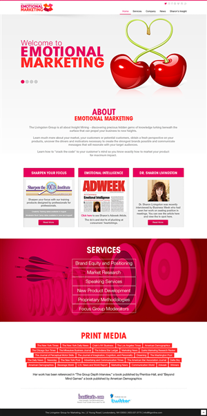 Web Design par Latest Design Ideas pour The Livingston Group for Marketing, Inc. | Design : #3117251