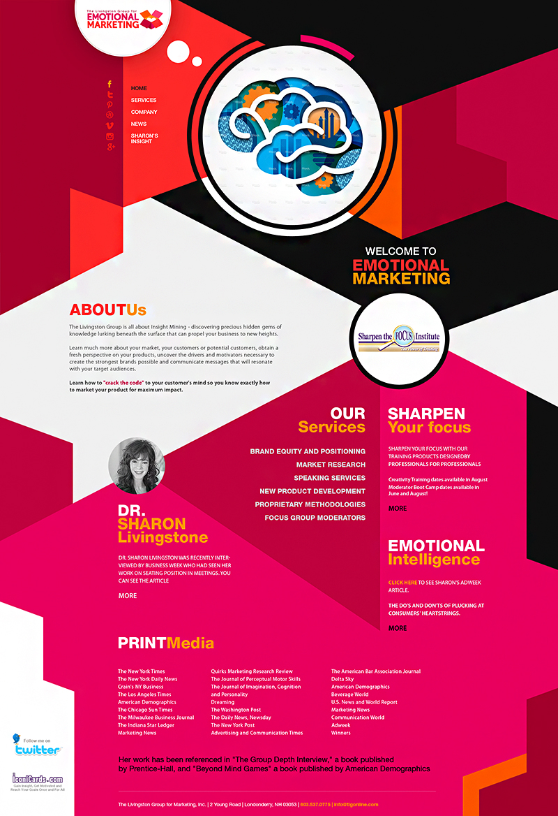 Web Design by Latest Design Ideas for The Livingston Group for Marketing, Inc. | Design #3162289
