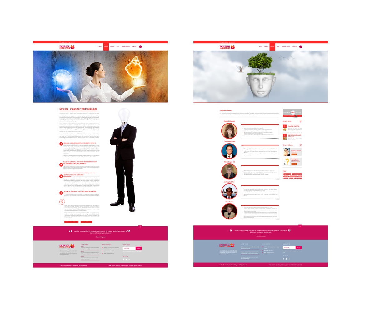 Web Design par Just Me pour The Livingston Group for Marketing, Inc. | Design : #3123042