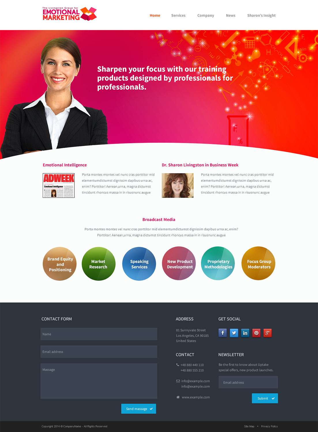 Web Design by Emmanuel for The Livingston Group for Marketing, Inc. | Design #3180571