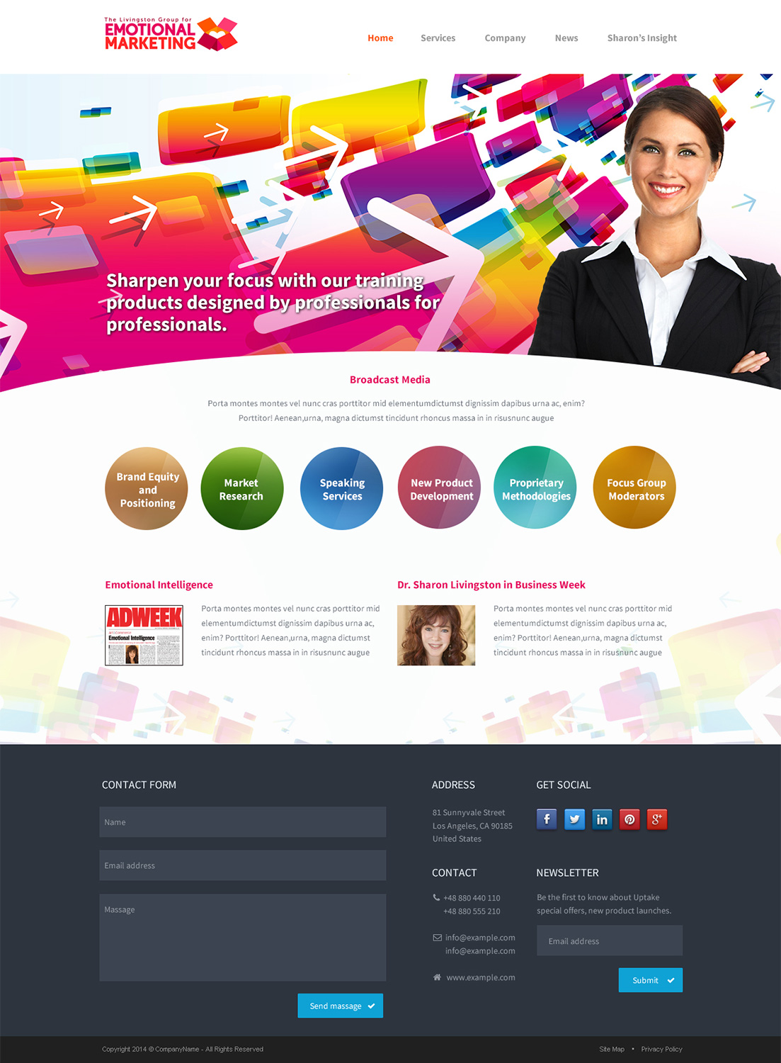 Web Design by Emmanuel for The Livingston Group for Marketing, Inc. | Design #3180644