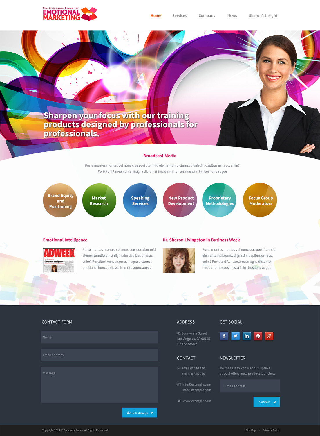 Web Design by Emmanuel for The Livingston Group for Marketing, Inc. | Design #3180649