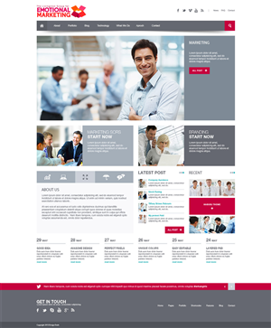 Web Design par Design Dude pour The Livingston Group for Marketing, Inc. | Design : #3242084