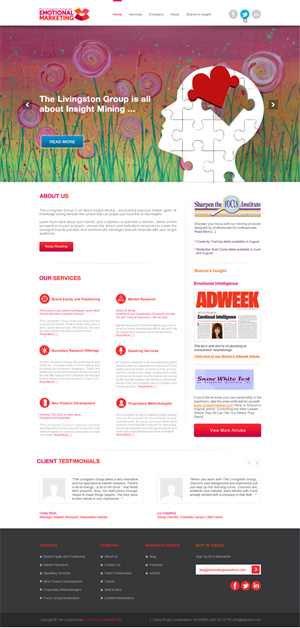 Web Design par Desire Design Solutions pour The Livingston Group for Marketing, Inc. | Design : #3228021